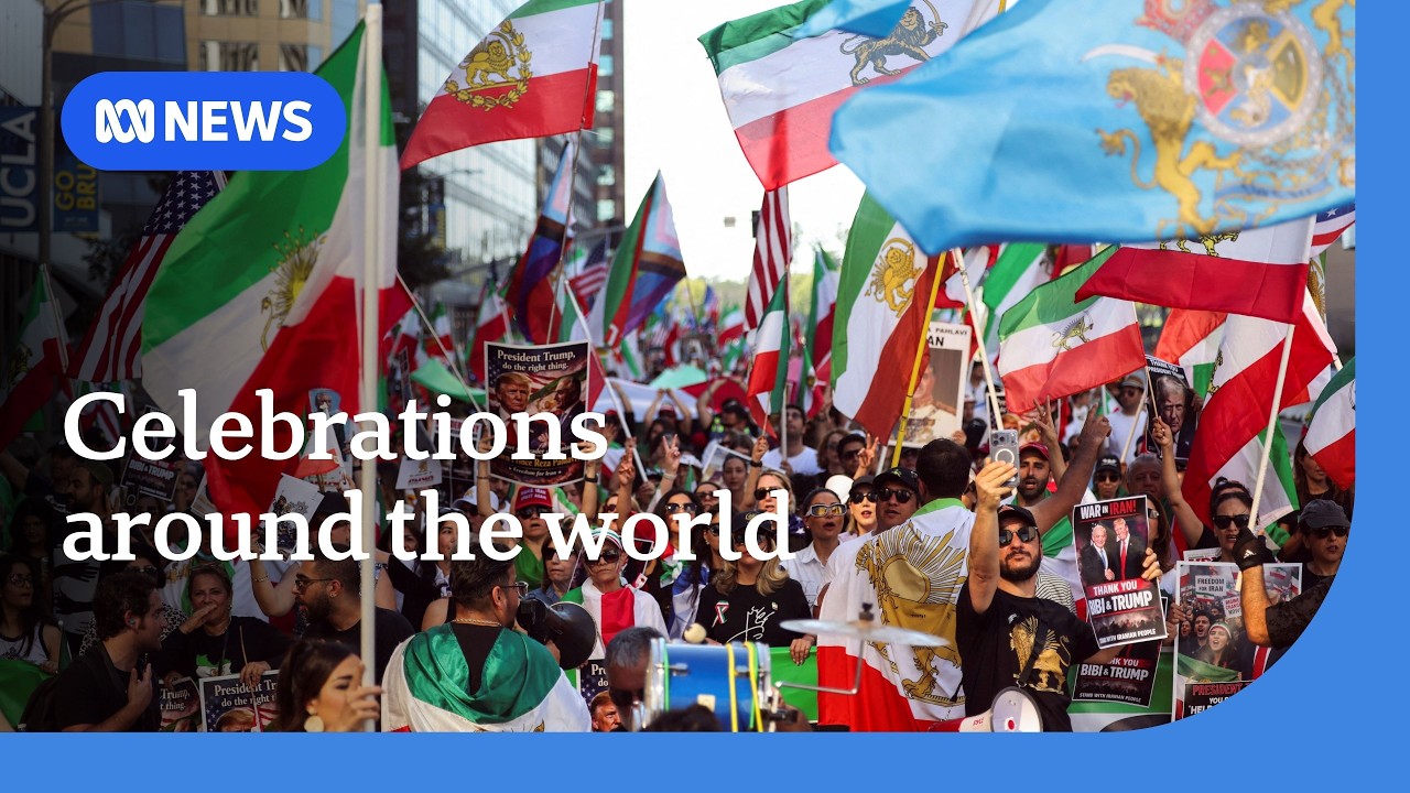 Iranians around the world celebrate killing of Ayatollah Khamenei | ABC NEWS