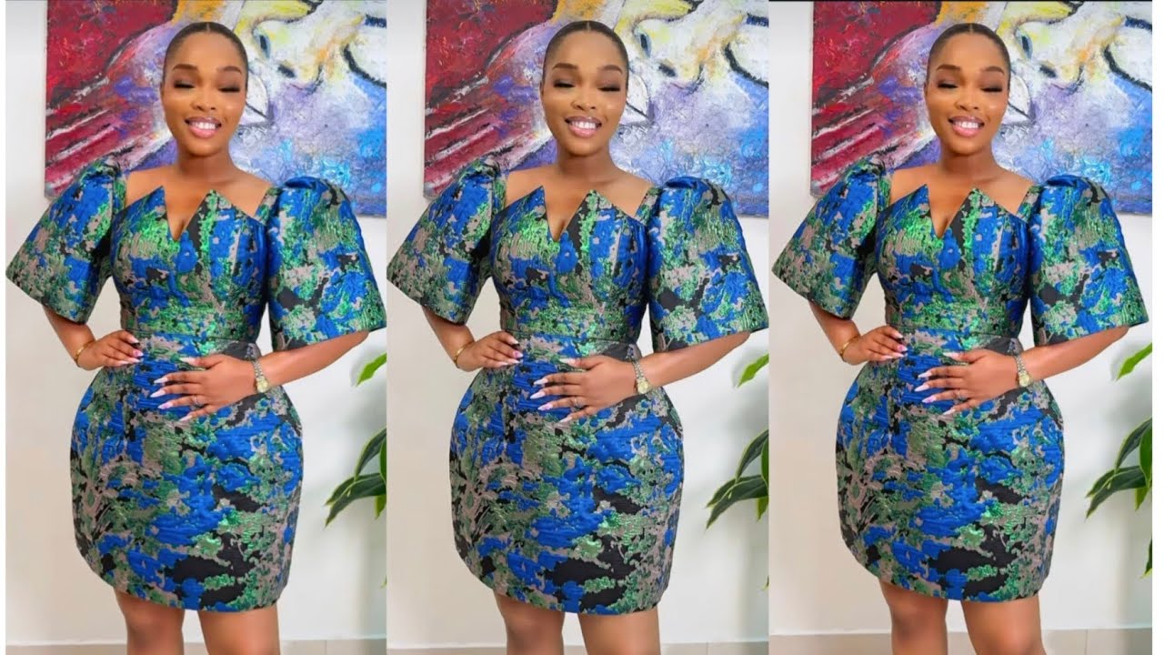 Bustier Dress with Conical Hip & Exaggerated Sleeves [Detailed]