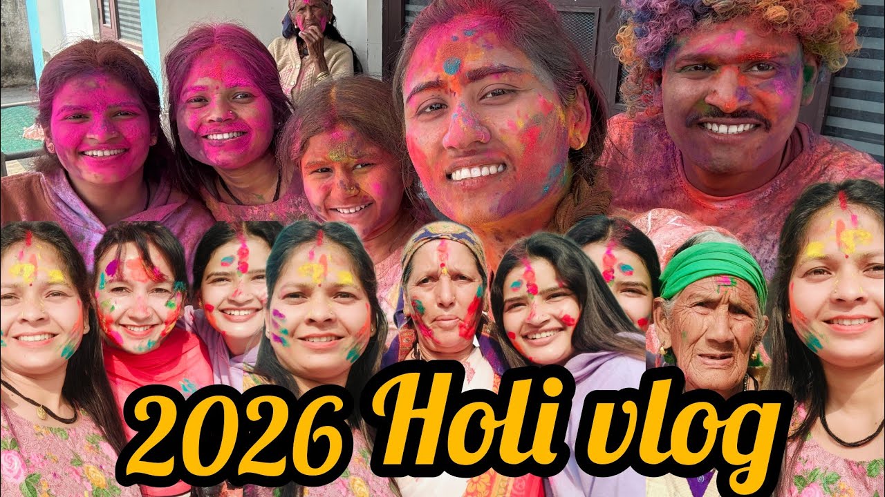 Dever ji ne banaya bhoot🤣😲❤️#viralvideo #happyholi #lifestylevlog #youtube #vlog 