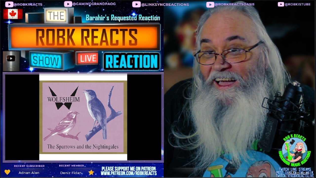 Wolfsheim Reaction - The Sparrows And The Nightingales - First Time Hearing - Requested