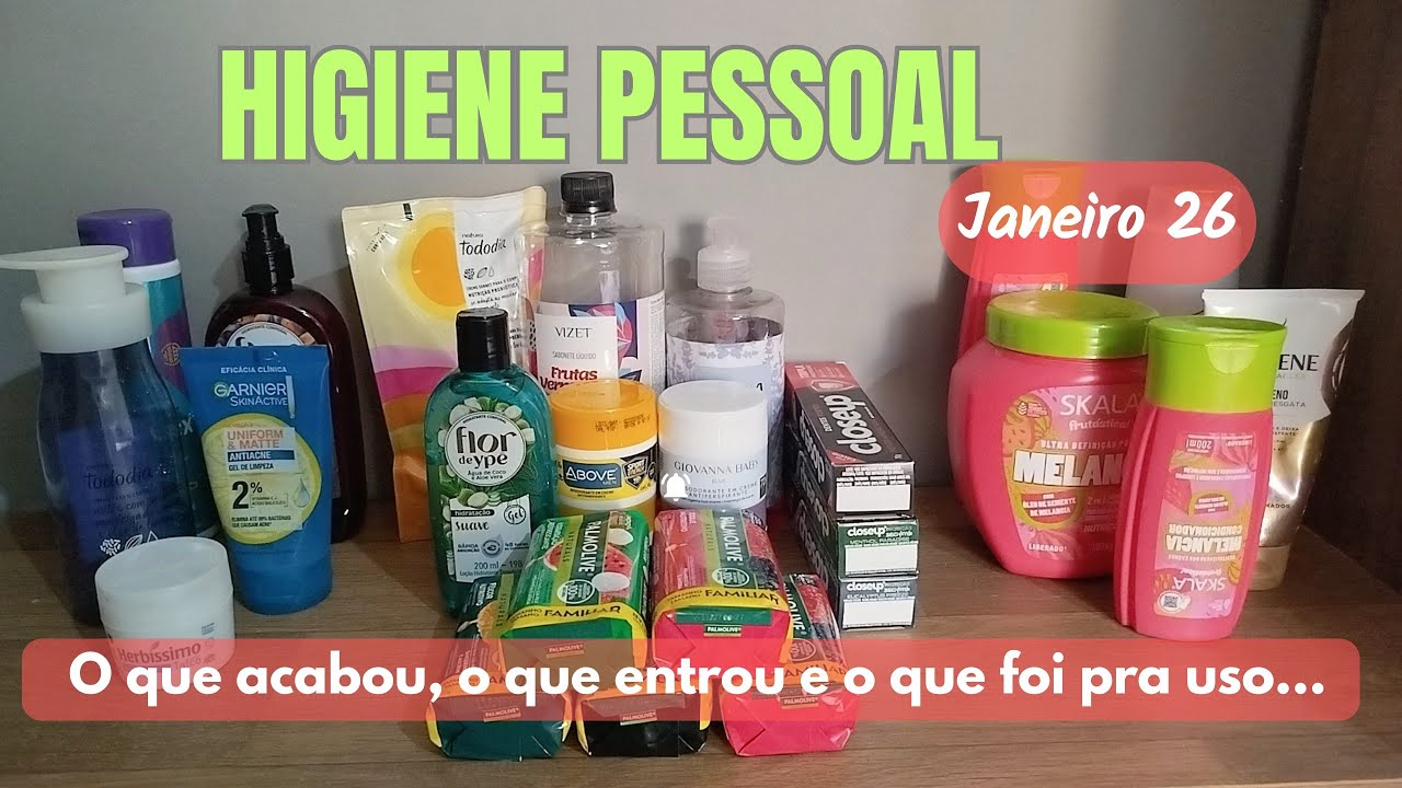 Atualização estoque higiene pessoal: Janeiro/26
