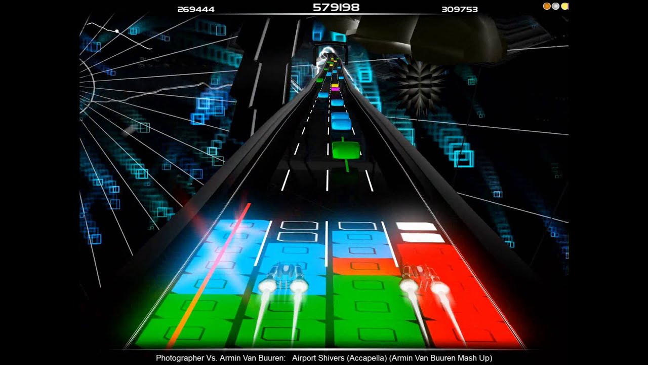 Audiosurf -DVE- Airport Shivers (Accapella) (Armin Van Buuren Mash Up)