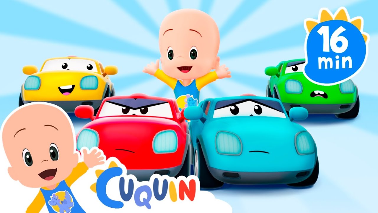 ¡Coches de animales! 🚗🐷 | Globos llenos de vocales y más vídeos de Cuquín