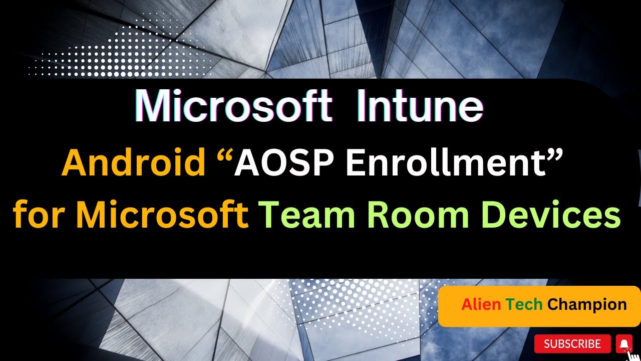 MS282 — Как создать токен регистрации Android AOSP для устройств Microsoft Team Room