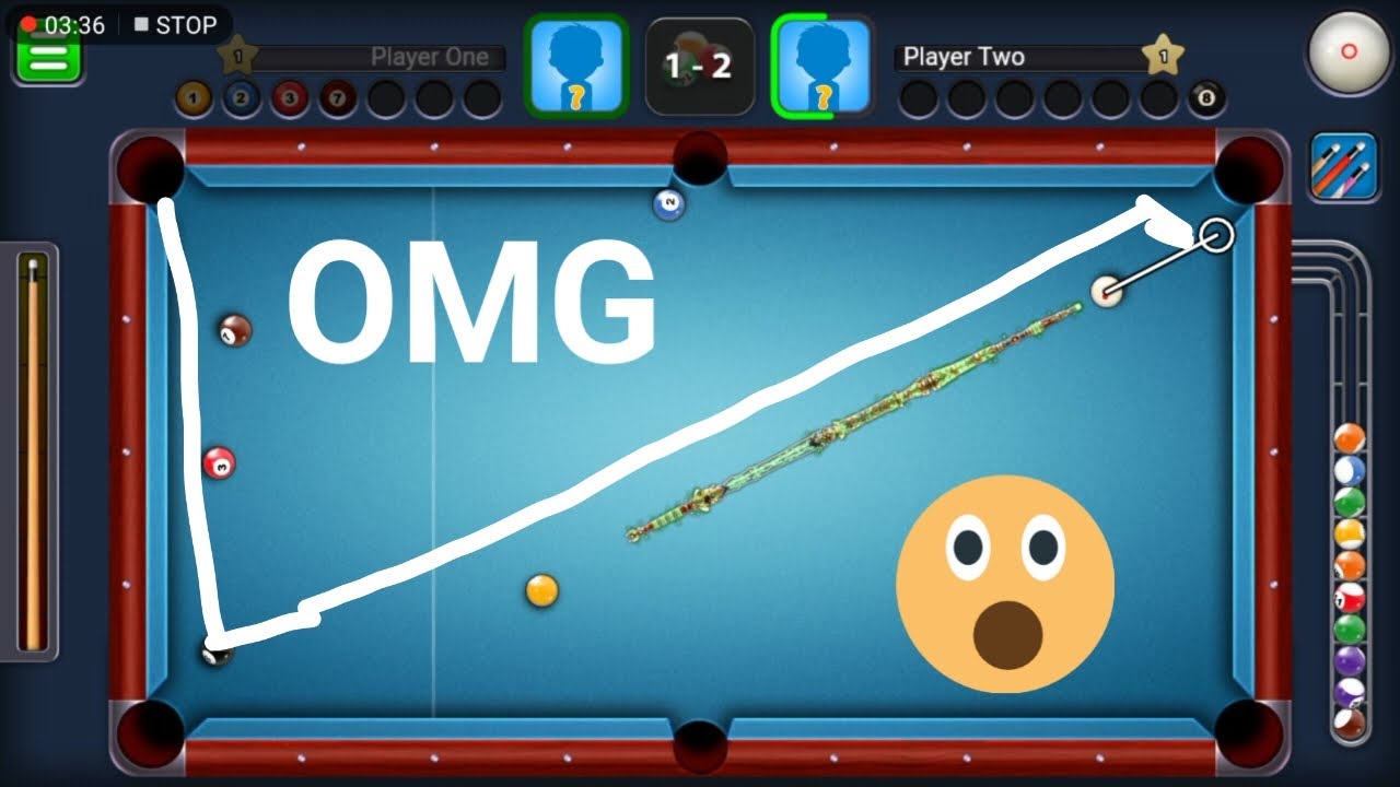 craziest 8 ball pool indirect shots