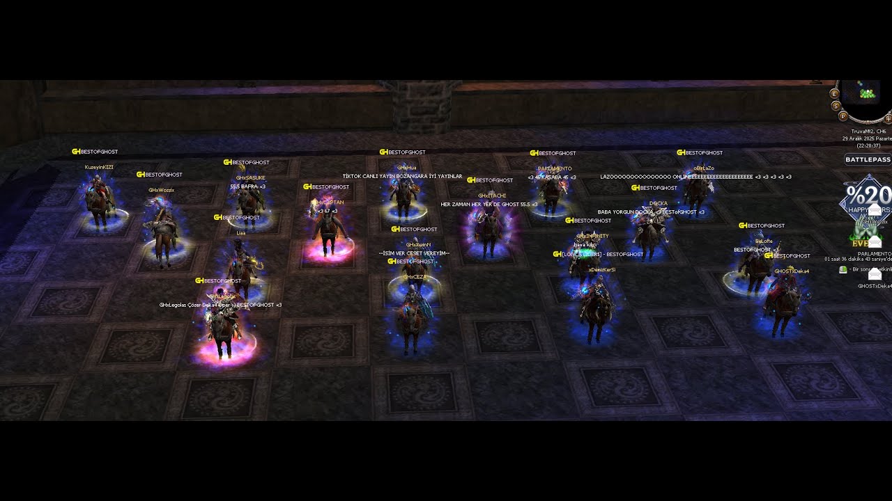 BESTOFGHOST -  LONCA SAVAŞLARI  #msp2 #metin2 #savaş