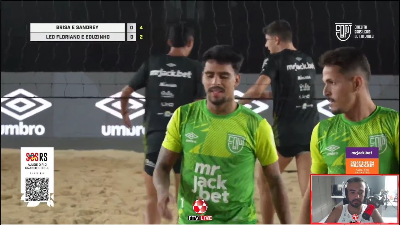 Jogo da VIDA - Brisa e Sandrey x Eduzinho e Léo Floriano - CBFUT Goiânia GO - React FTV Ep. 287
