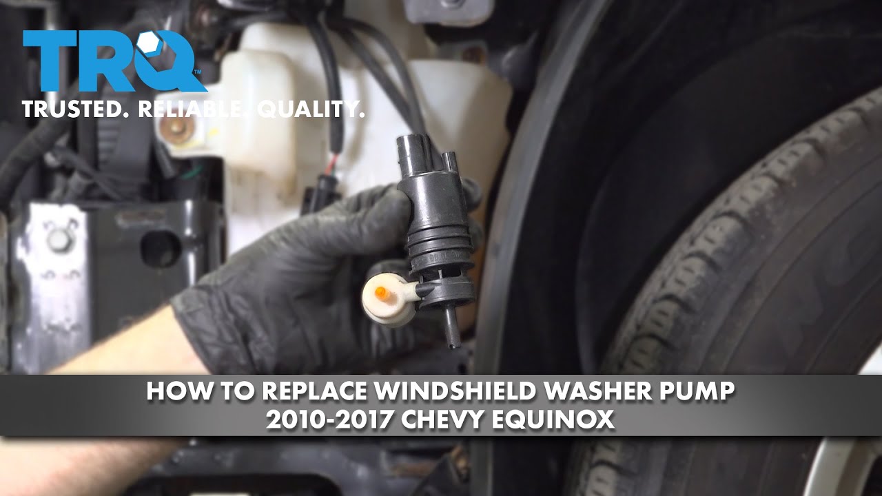 How To Fix Windshield Washer Pump 2010-2017 Chevy Equinox