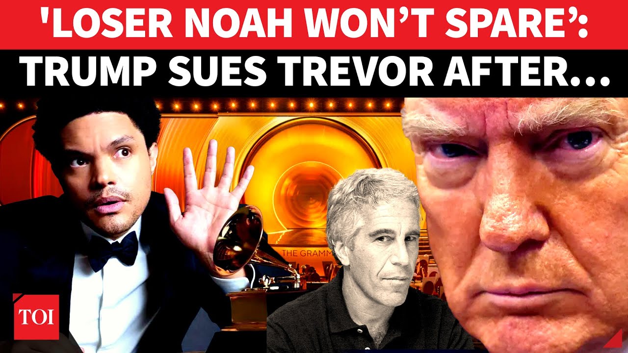 ‘BLOODY LOSER’: Trump Sues Trevor Noah Over Epstein Island Claim, Slams 'Worst Grammys' | Watch