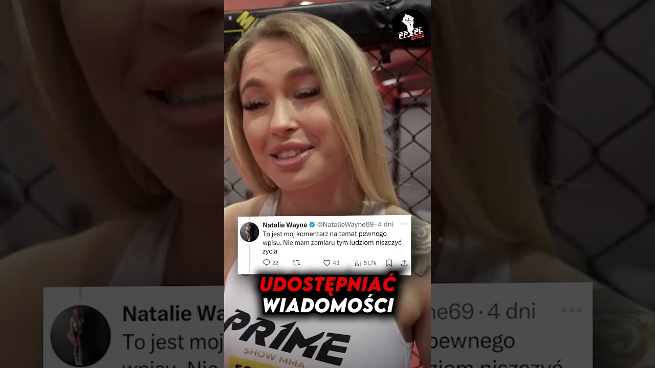 KTO PISZE DO NATALIE WAYNE? #fame #famemma #freakfightpolska