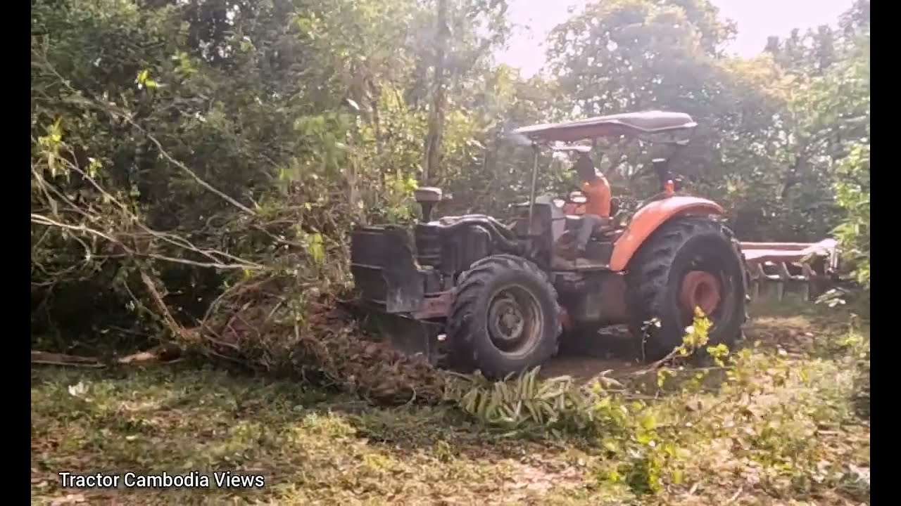 Powerful Tractor Kubota M104S Destroyed For Planting 