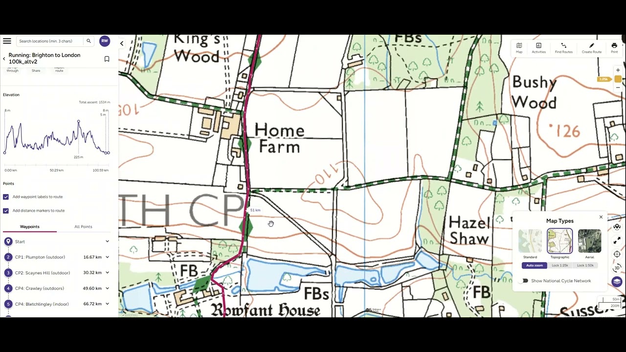 Brighton to London Ultra 2024 Course Briefing
