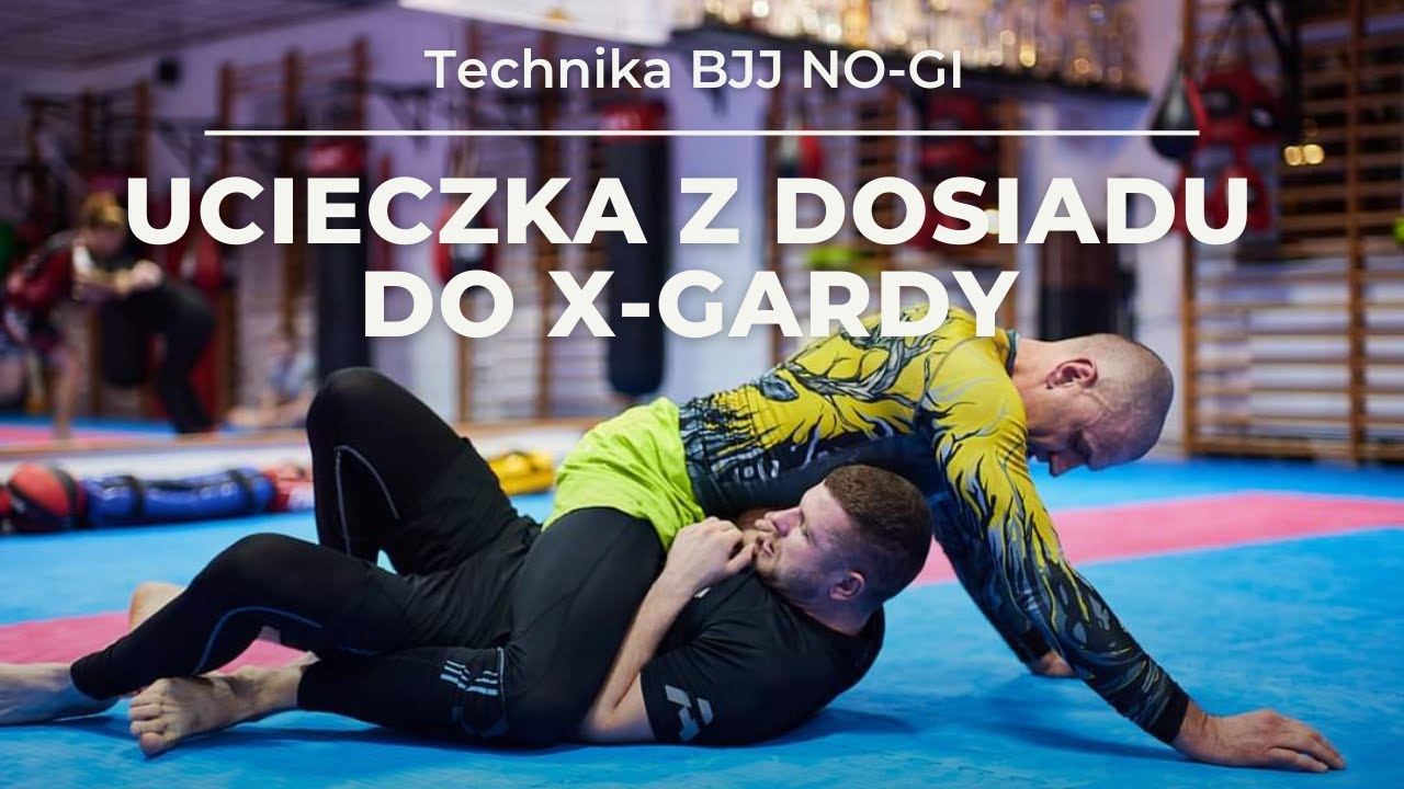 Ucieczka z dosiadu do x-gardy | Technika BJJ NO-GI