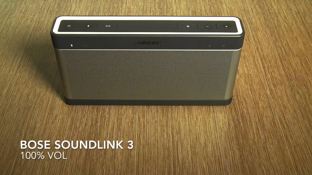 BOSE Soundlink 3 Soundcheck