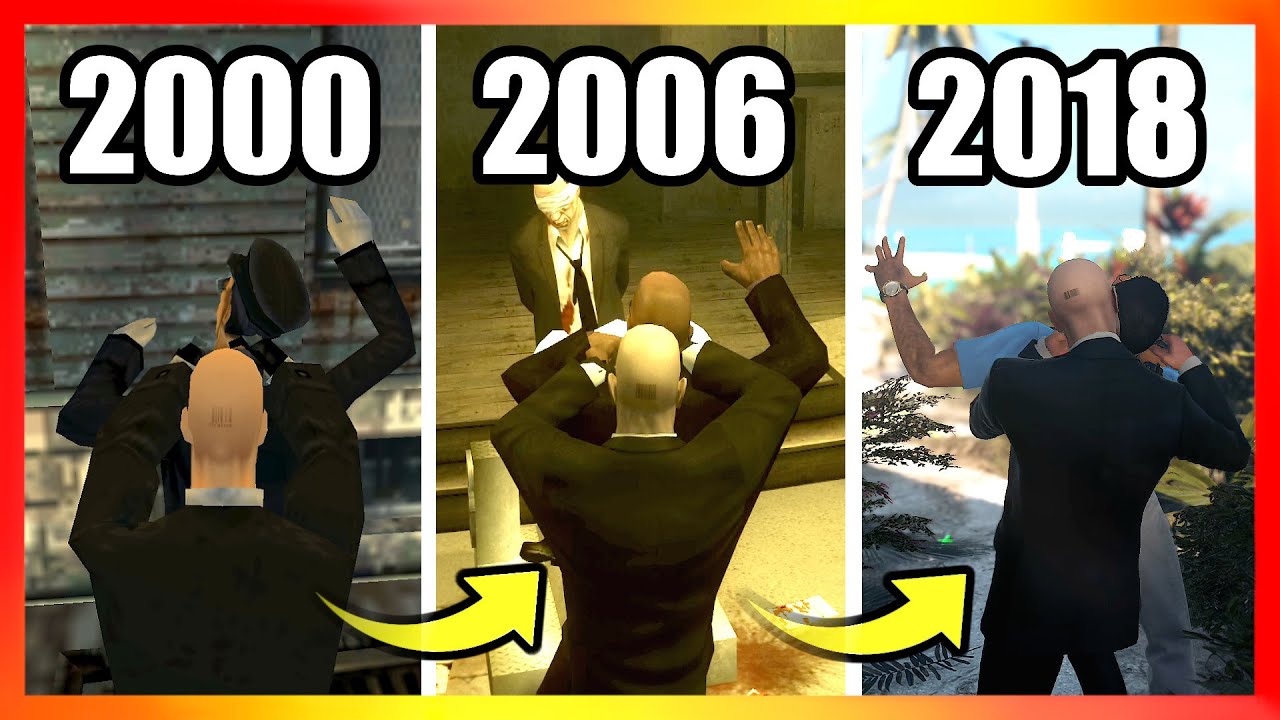 Evolution of FIBER WIRE Takedowns | HITMAN Games (2000-2018)