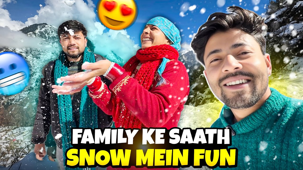 Itni Saari Snow⛄️ Mein Full Masti😍 || Sanjay Chauhan