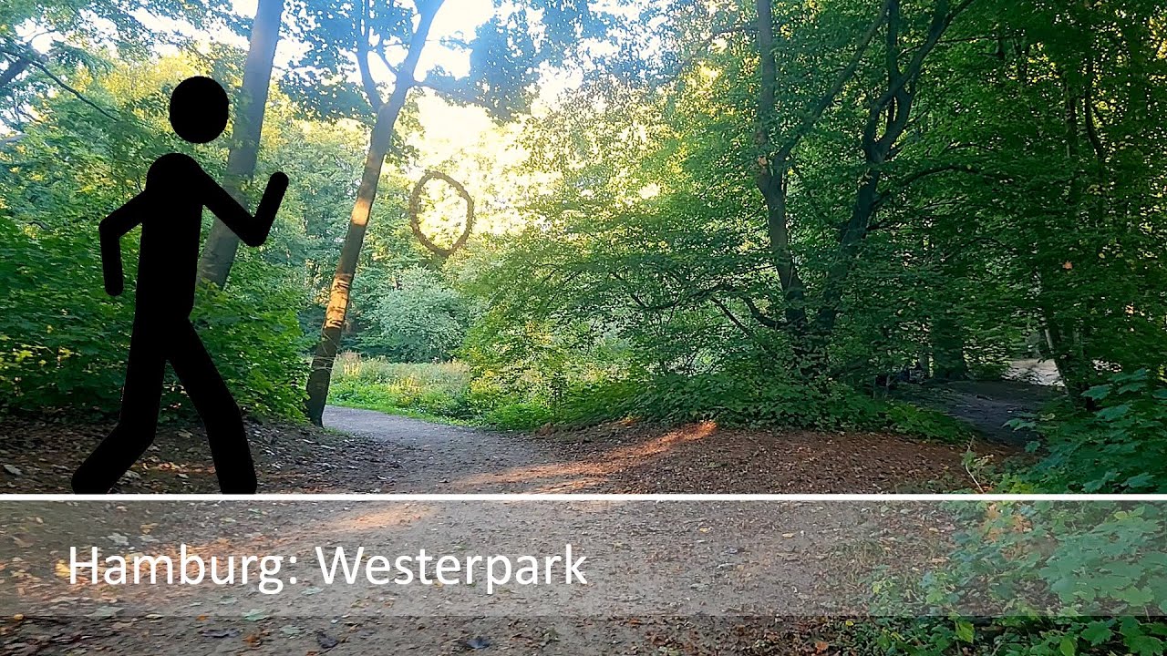 Der Geher in Hamburg: Westerpark