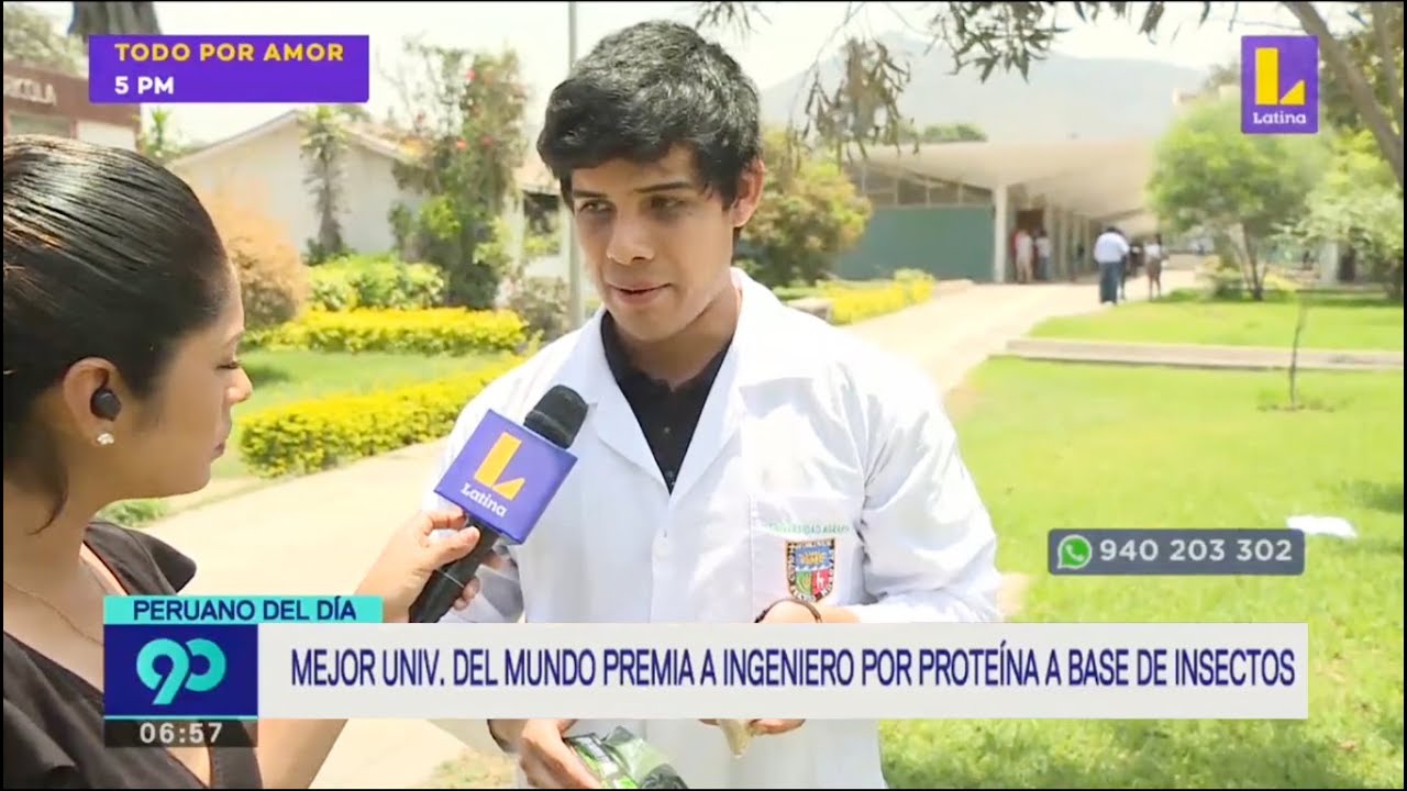 LATINA: La Mejor Universidad del mundo premia a egresado de la UNALM, Eduardo Lama Segura