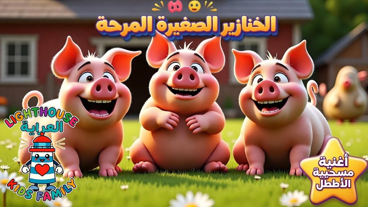 الخنازير الصغيرة المرِحة (أمثال 17:17) | أغنية مسيحية للأطفال | Lighthouse Kids Family– العربية