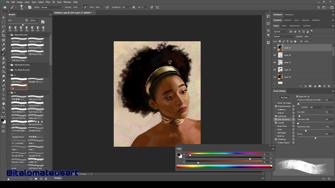 🔴 Digital Painting / Pintura Digital 100
