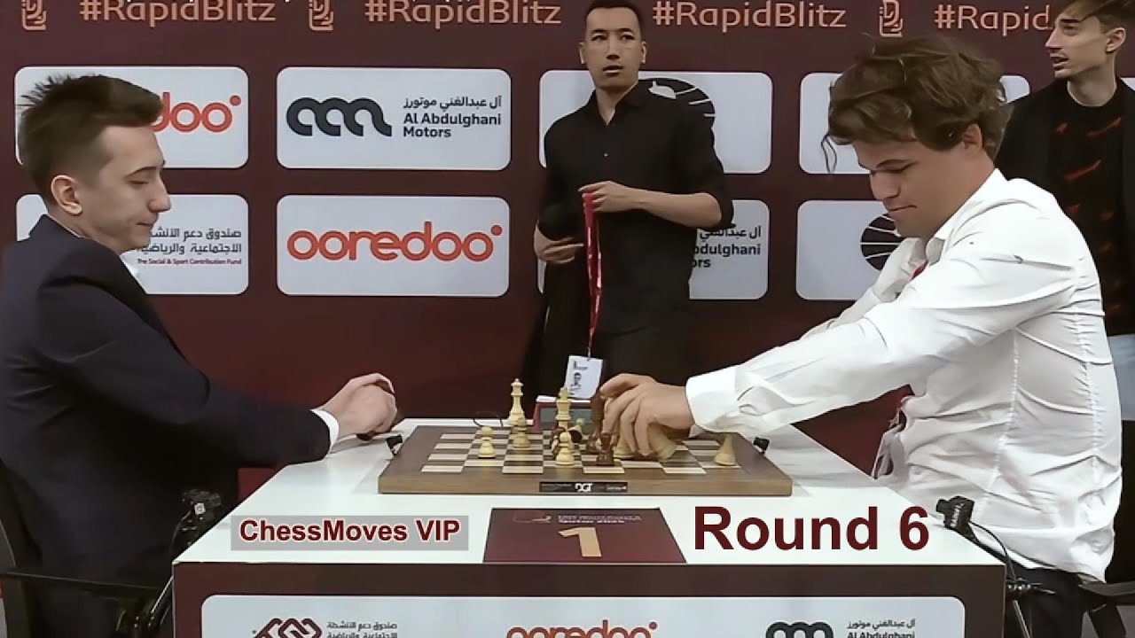Oleksandr Bortnyk vs. Magnus Carlsen /  FIDE World Blitz   2025 /  Round 6  Anderssen Opening  1.a3!