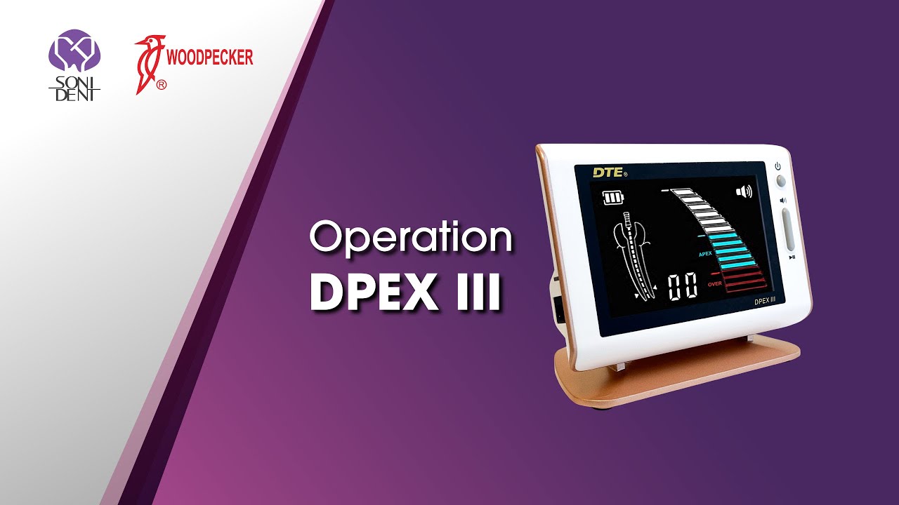 Woodpecker / DTE Apex Locator: DPEX III (Operation) #woodpeckerdental #apexlocator #dentalsupplies