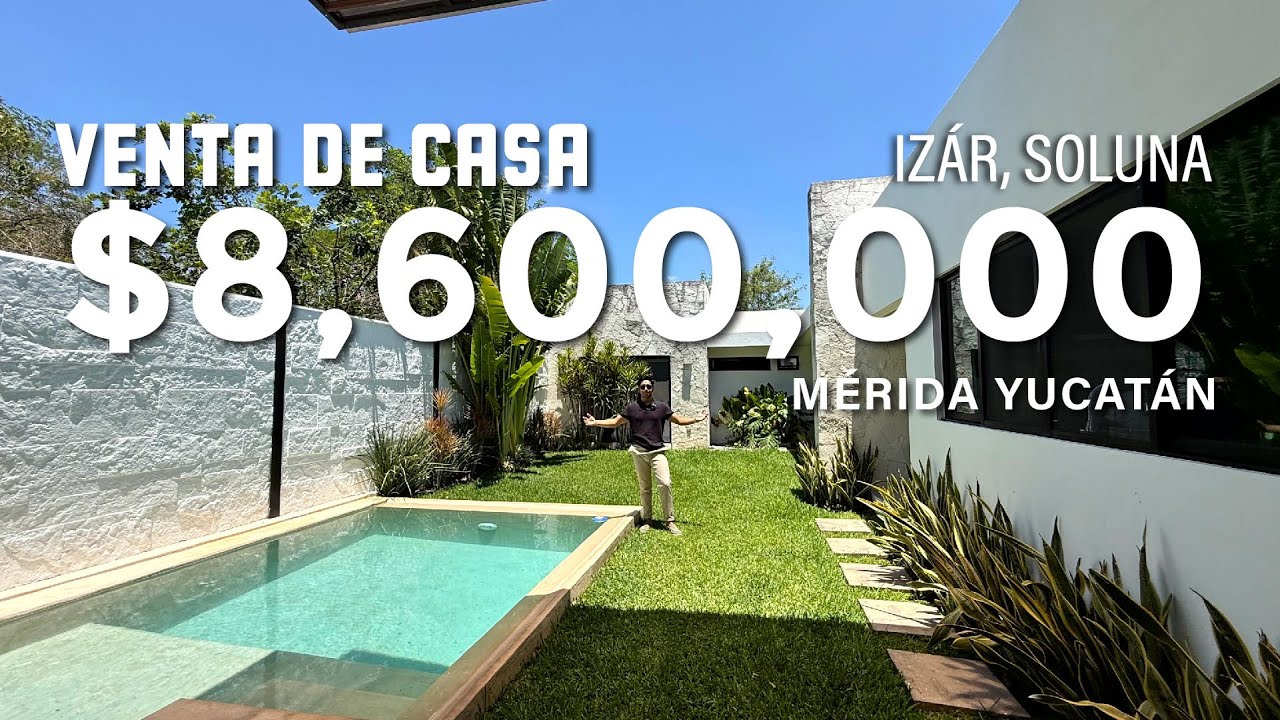VENTA DE CASA EN MÉRIDA YUCATÁN | SOLUNA IZAR, TEMOZÓN NORTE | HERMOSA CASA DE UN PISO CON ESTUDIO