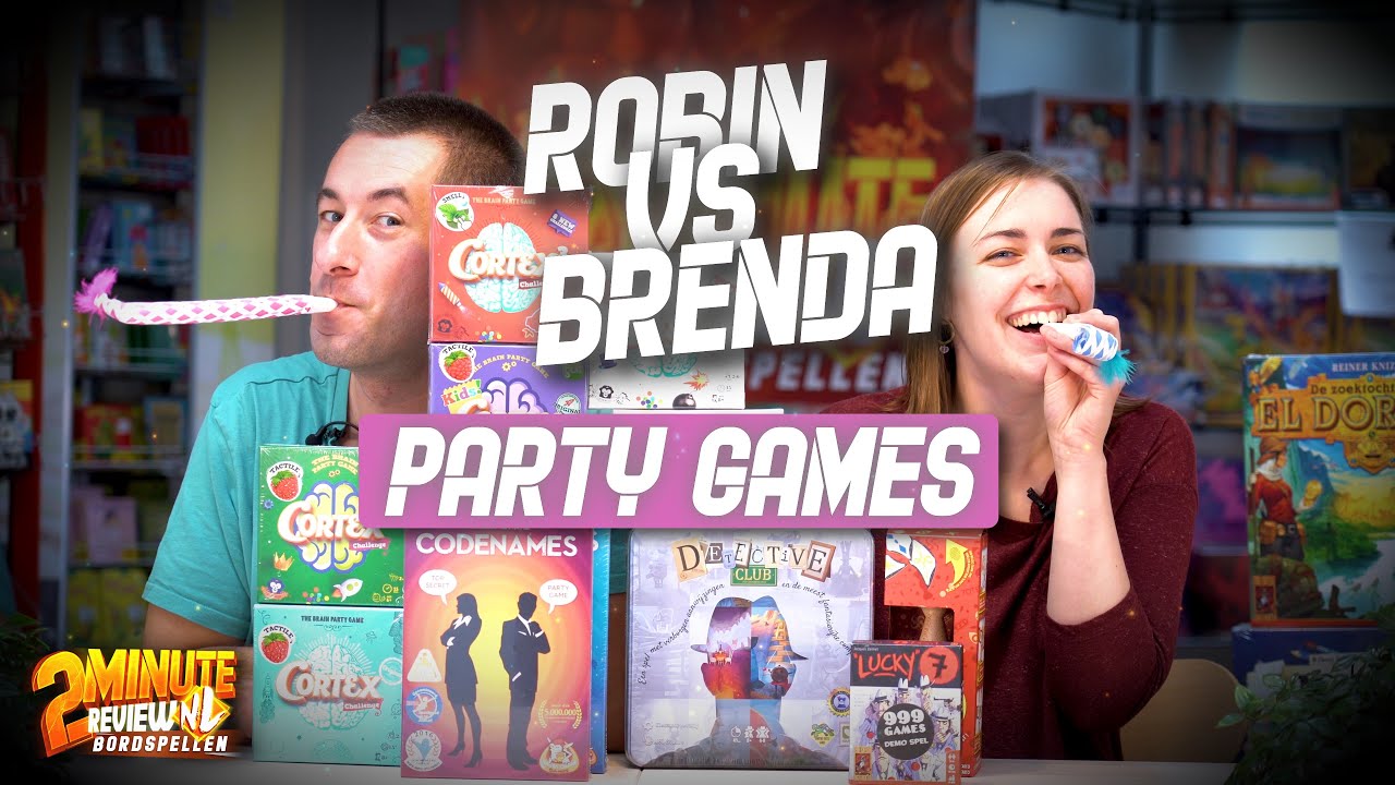 Robin & Brenda: Party bordspellen! 🥳