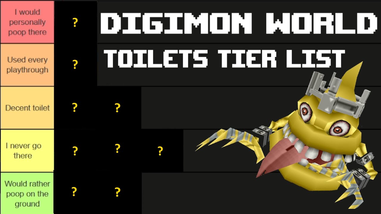 Я оценил каждый туалет в мире Digimon