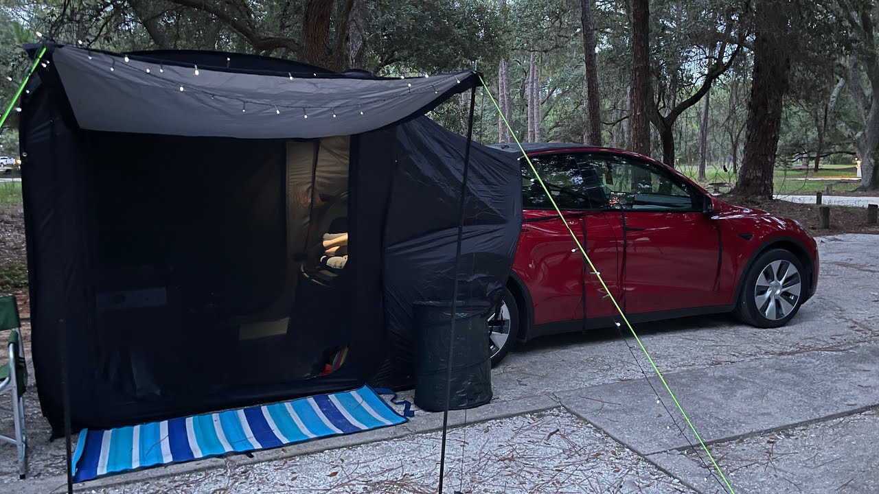 Tesla Model Y Camping - Tesloid Tent