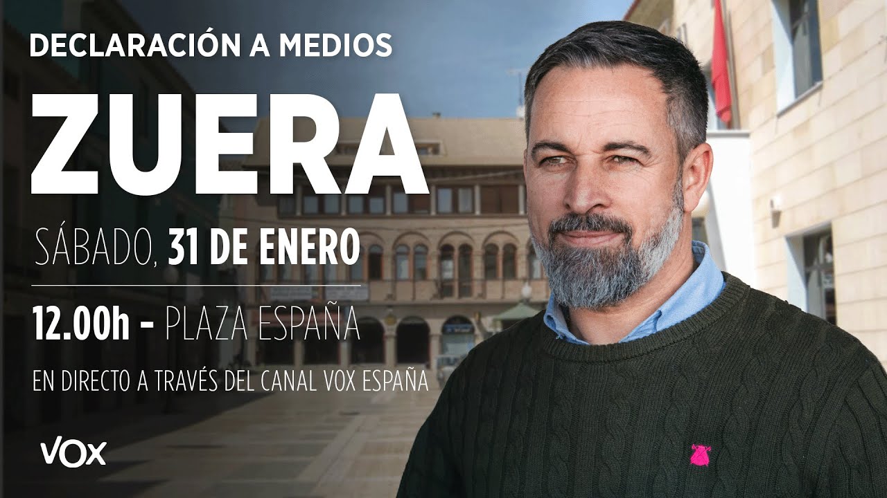🔴 ABASCAL EN ARAGÓN: declaración a medios desde Zuera