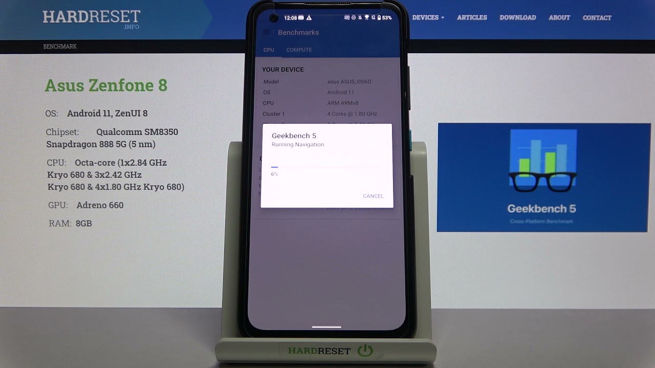 ASUS Zenfone 8 Performance Test &ndash; CPU Benchmark Geekbench 5