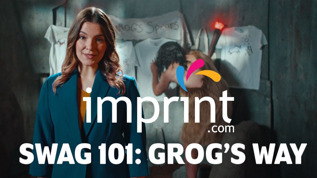 Let imprint.com get your business out of the stone-age. Custom swag printed the right way!