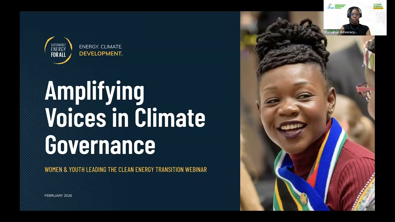 Women and Youth Leading the Clean Energy Transition
