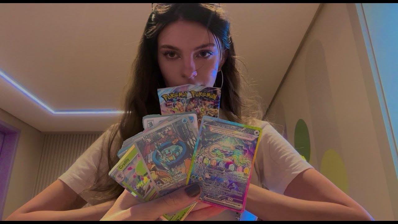 LEVEI SORTE! | Abrindo Booster de Pokémon - Coroa Estelar (vídeo silencioso)