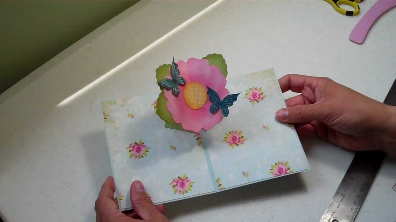 pedestal pop up card