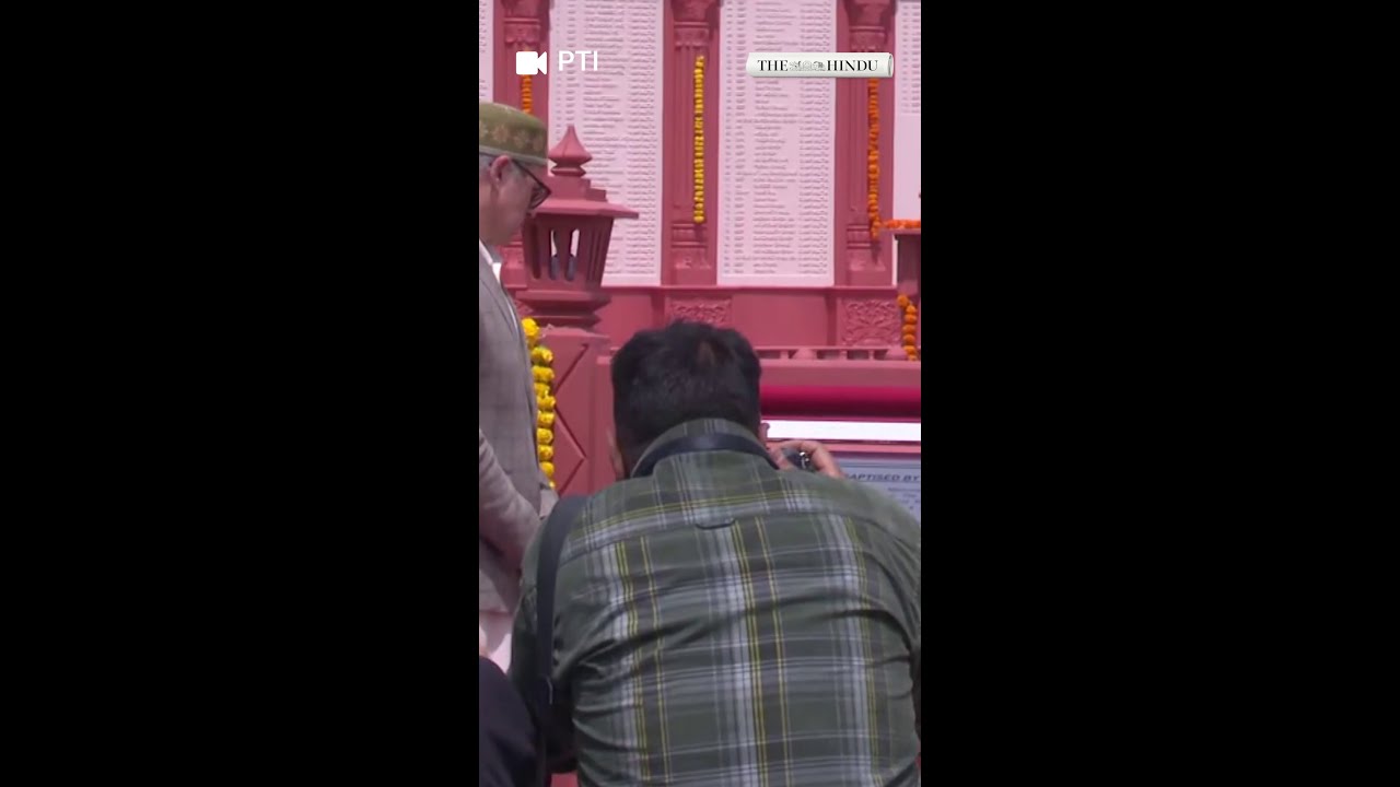 Omar Abdullah unveils J&K Light Infantry War Memorial in Srinagar