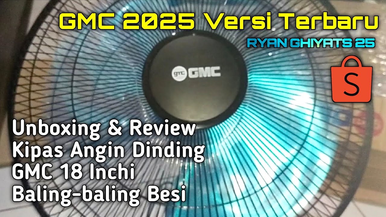 Review Kipas Angin GMC Versi Terbaru 2025 (Kipas Angin 18 Inchi) Anginnya Kencang Banget Buset 😱