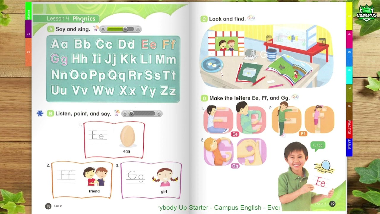 Everybody Up Starter - Unit 2 - Let's Play - Lesson 4 - Phonics