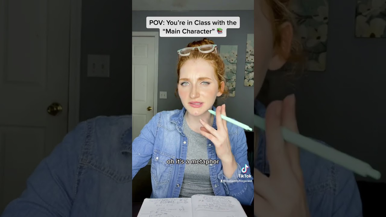 POV: You’re in Class with the “Main Character” 📚