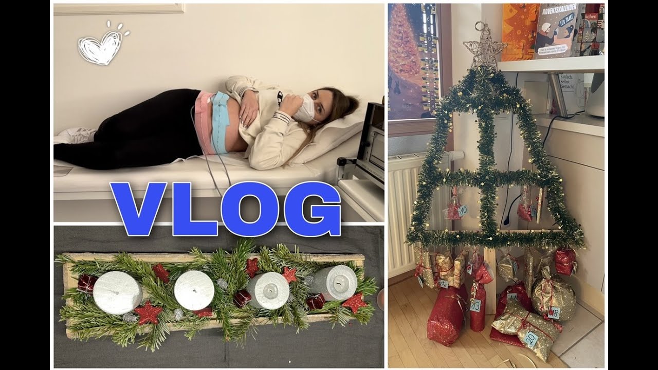 VLOG - Frauenarzt Termin, Weihnachtsdeko, Schwangerschaftsupdate 🤗👶🏼