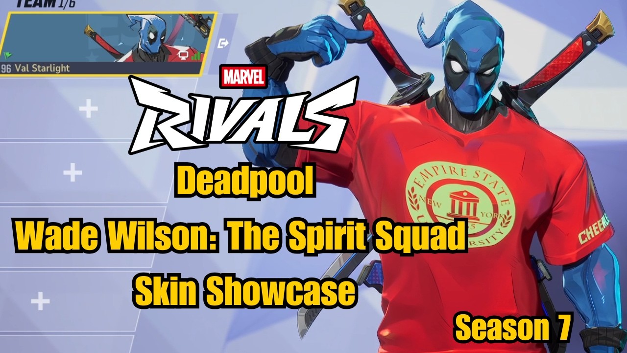Deadpool | Wade Wilson: The Spirit Squad Skin Showcase | Marvel Rivals Gameplay Season 7