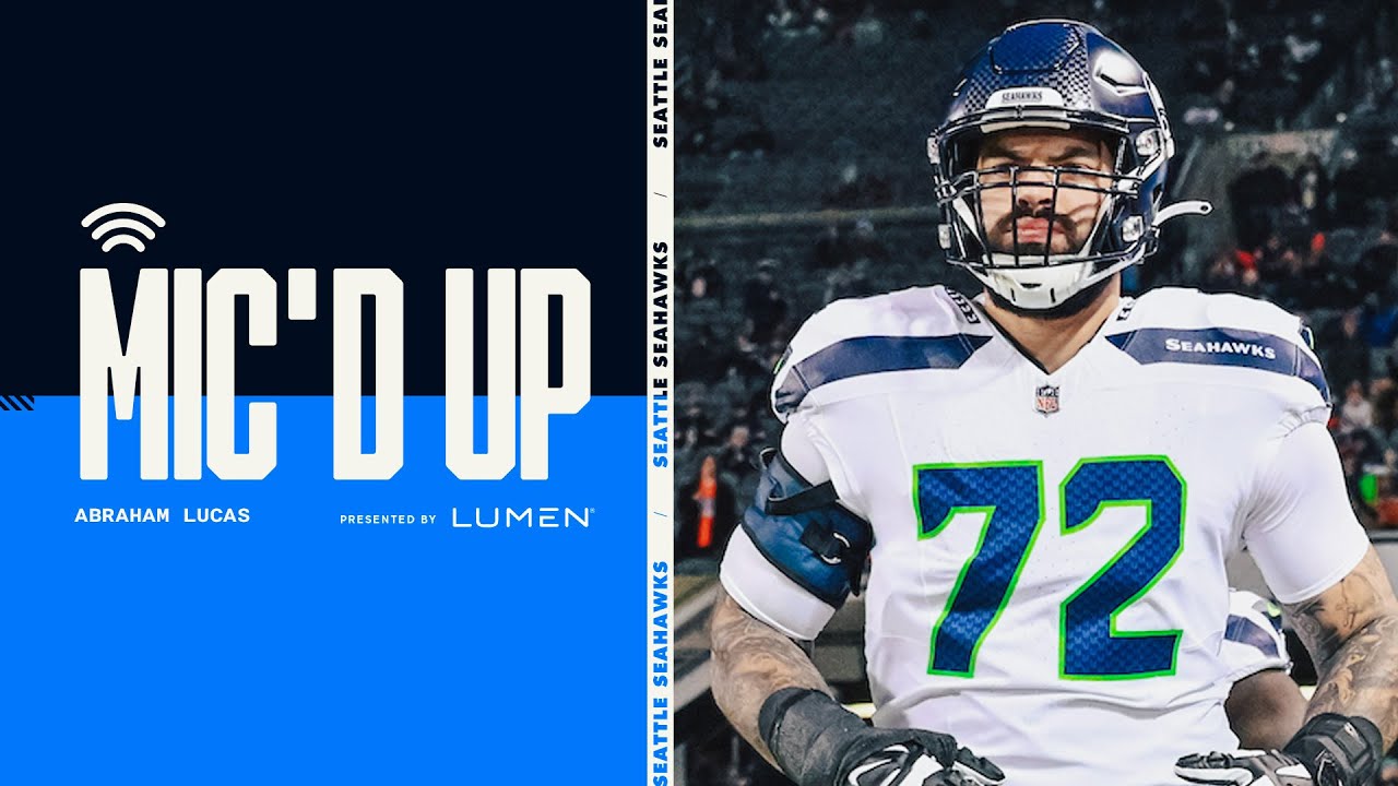 Abraham Lucas Mic'd Up On Thursday Night Football At The Chicago Bears | 2024 Seattle Seahawks