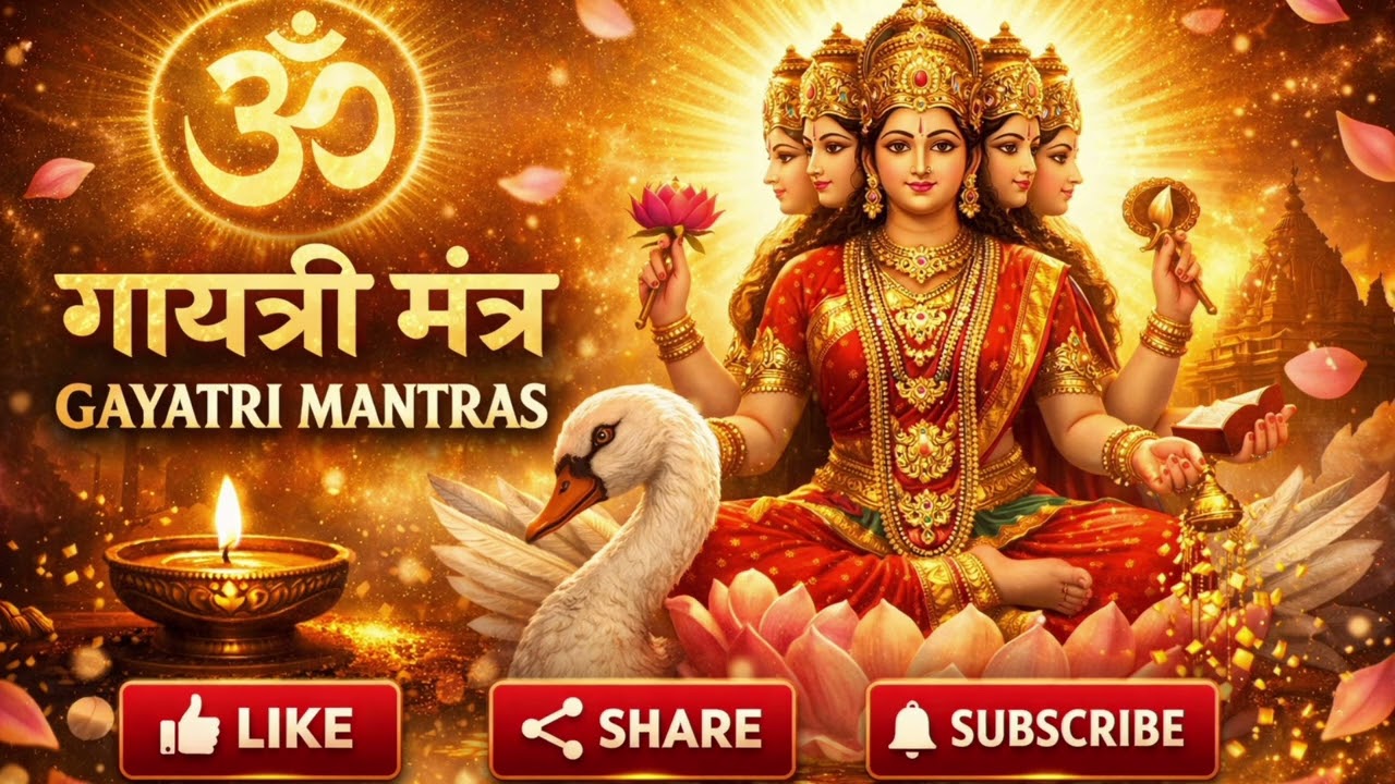 🌞 प्रातःकालीन गायत्री मंत्र जाप | दिन की शुभ शुरुआत के लिए 🌞 #radharani333