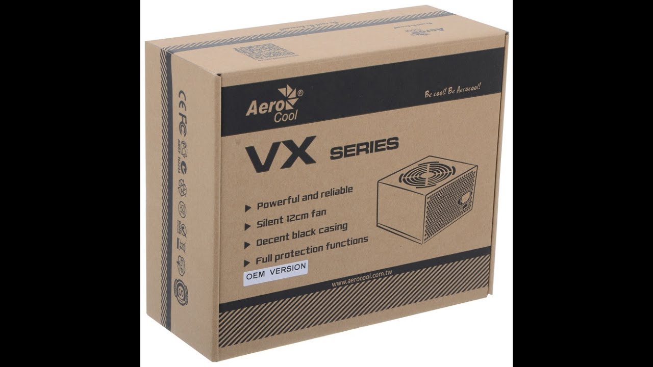 Распаковка БП Aerocool VX SERIES 700 W из Rozetka.com.ua