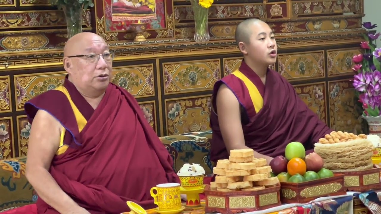 H. E Bokar Rinpoche and H.E khenpo Lodro Donyo Rinpoche visit to Norgay Handicrafts factory Siliguri