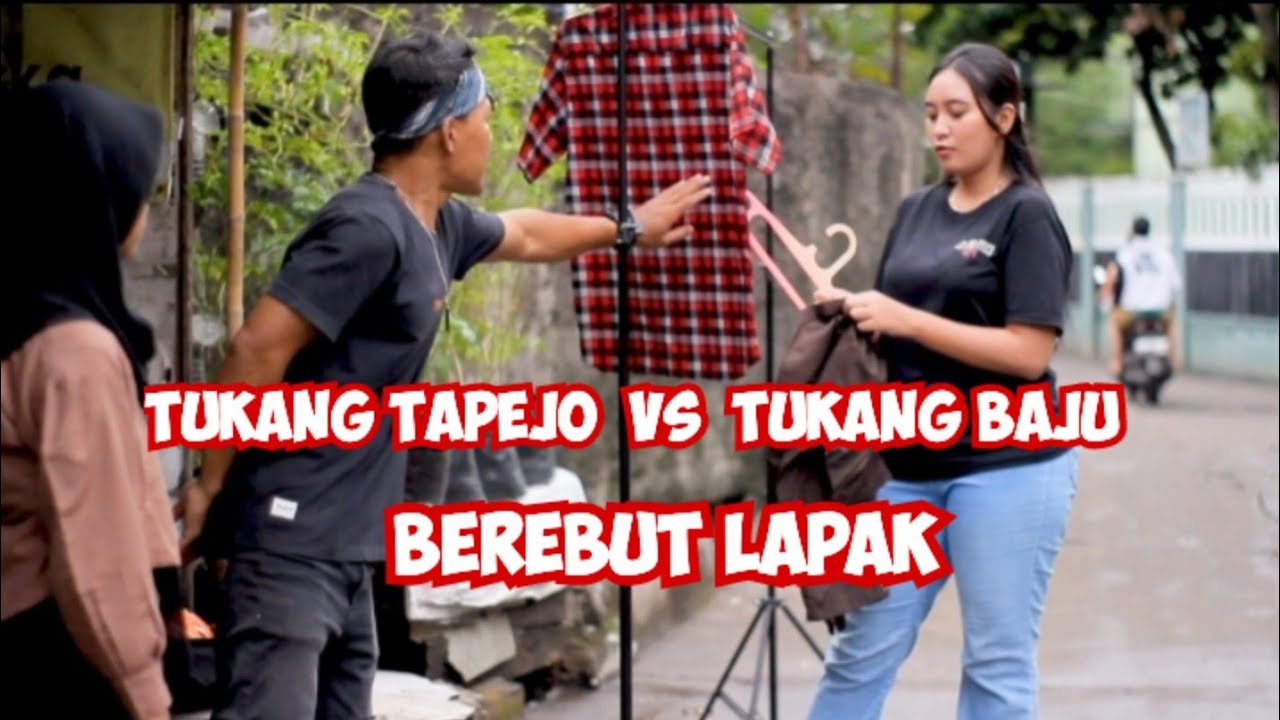 DUA PEDAGANG BEREBUT LAPAK/JAJANAN LAGI VIRAL/TAPEJO