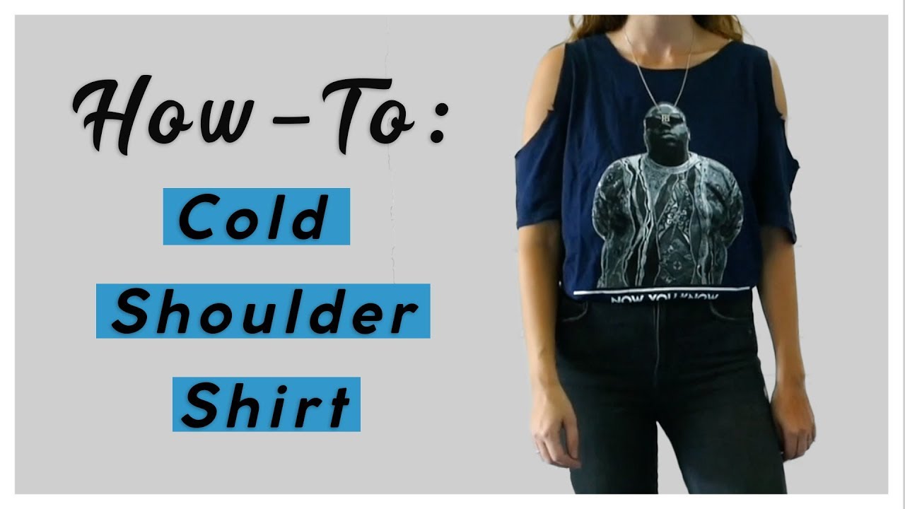 Cold Shoulder Shirt | T-Shirt Elephant: How-To