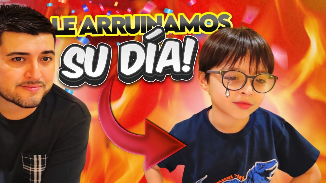 LE HICE CREER A MI HIJO QUE NO PUDIMOS FESTEJAR SU CUMPLE AÑOS 🥺 le arruine su felicidad 