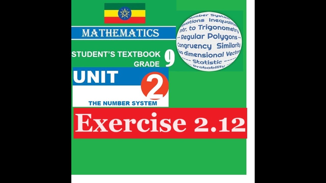 Mathematics Grade 9 Unit 2 Exercise 2.12(Irrational Number)